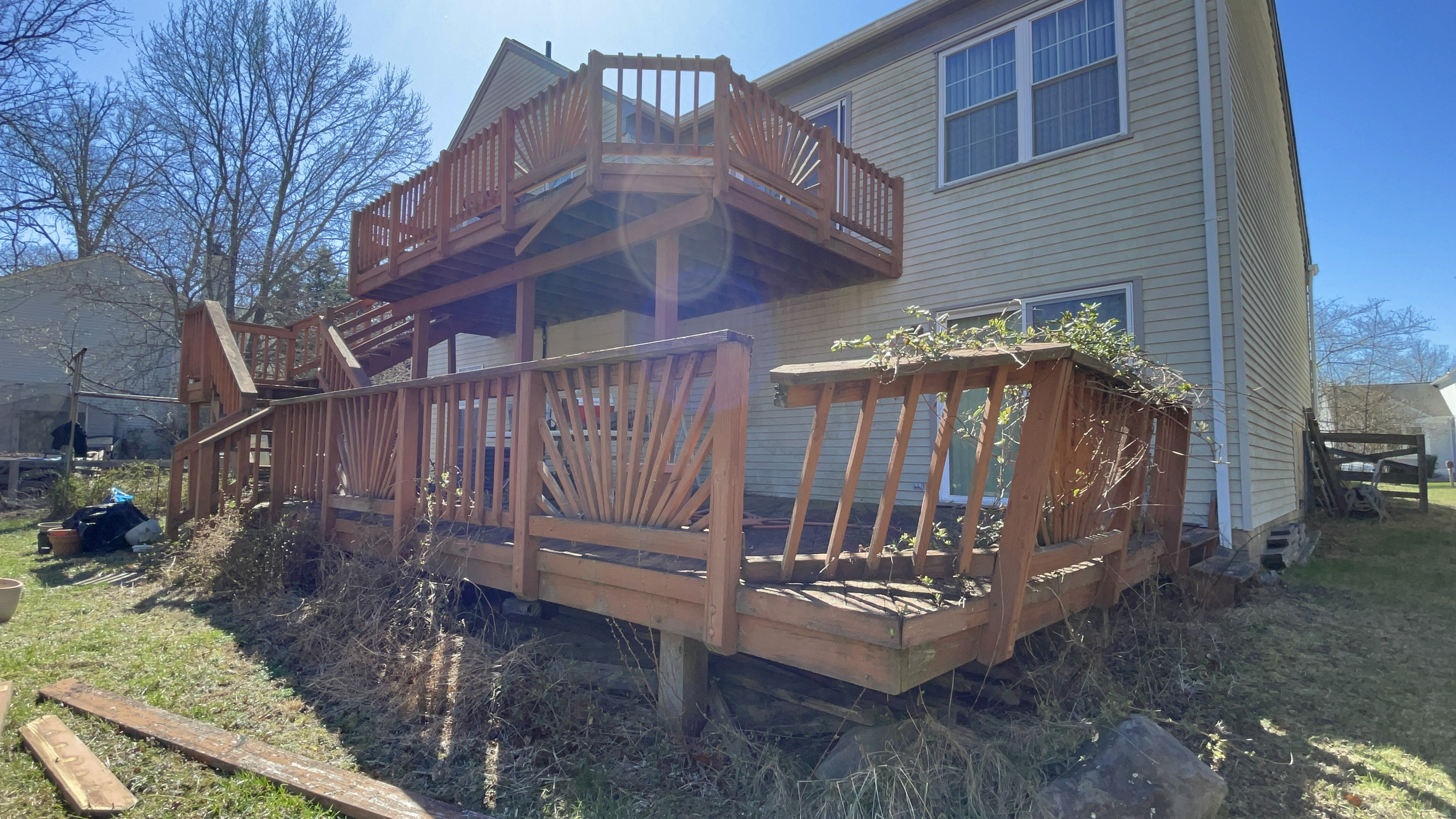 Sterling deck before